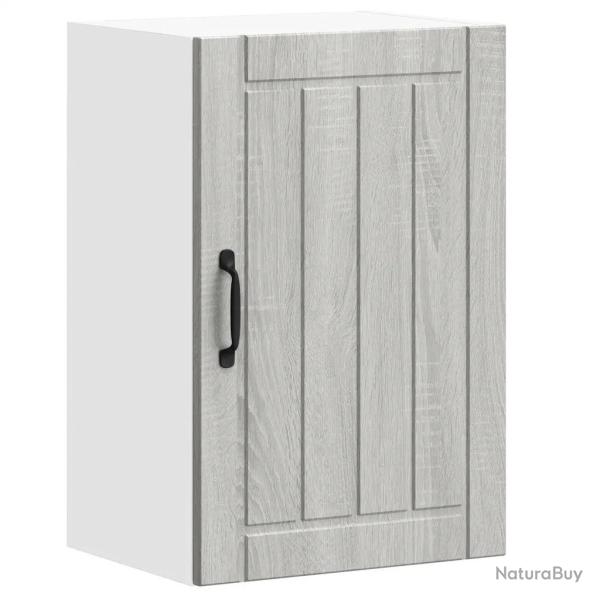 Armoire murale de cuisine design pratique murale 40 x 31 x 60 cm en bois d'ing�nierie sonoma gris 0