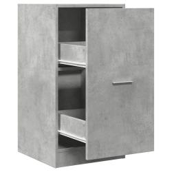 Armoire d'apothicaire multifonctionnelle rangement design moderne 40 x 41 x 77,5 cm en bois d'ing&eacute;n