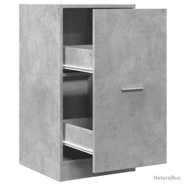 Armoire d'apothicaire multifonctionnelle rangement design moderne 40 x 41 x 77,5 cm en bois d'ing�n