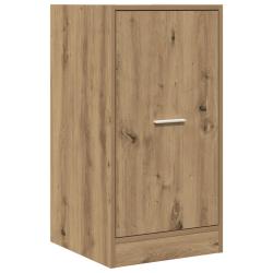 Armoire d'apothicaire multifonctionnelle rangement 40 x 41 x 77,5 cm en bois d'ing&eacute;nierie ch&ecirc;ne art