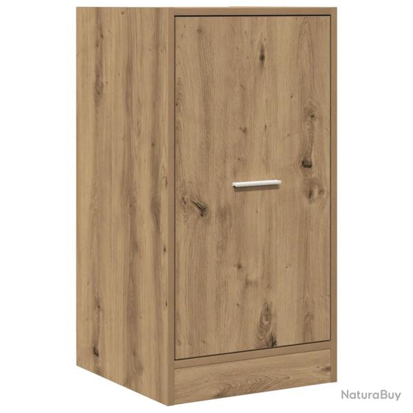 Armoire d'apothicaire multifonctionnelle rangement 40 x 41 x 77,5 cm en bois d'ing�nierie ch�ne art