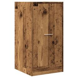 Armoire d'apothicaire multifonctionnelle vintage rangement 40 x 41 x 77,5 cm en bois d'ing&eacute;nierie v