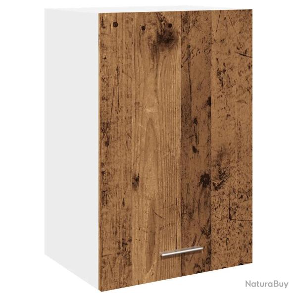 Armoire suspendue design mural cuisine rangement 40 x 31 x 60 cm en bois d'ing�nierie ancien 02_005