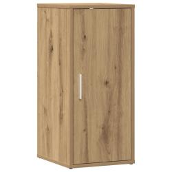 Armoire &agrave; chaussures avec porte 32 x 35 x 70 cm grand espace de rangement style artisanal en bois d