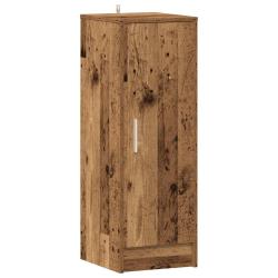 Armoire &agrave; chaussures 32 x 35 x 92 cm grand espace de rangement avec porte style moderne en bois d'i