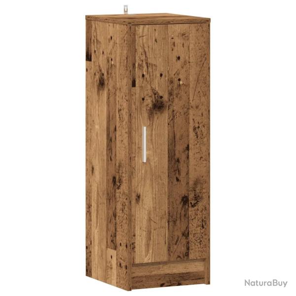 Armoire � chaussures 32 x 35 x 92 cm grand espace de rangement avec porte style moderne en bois d'i