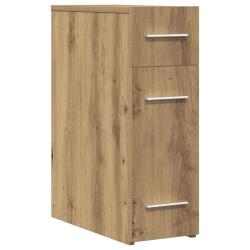 Armoire d'apothicaire design moderne pour salle &agrave; manger 20 x 45 x 60 cm avec 3 tiroirs en bois d'i