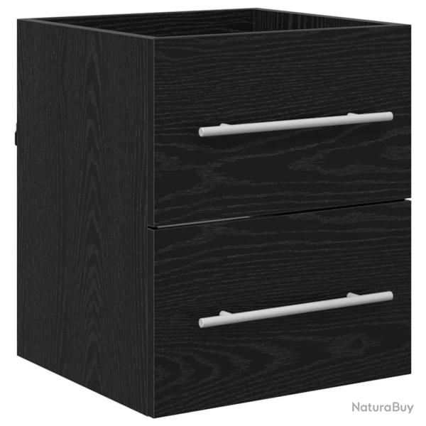 Armoire d'�vier rectangulaire pratique rangement salle de bain 41 x 38,5 x 48 cm en bois d'ing�nier