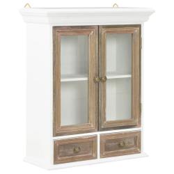 Armoire murale polyvalente vintage cuisine salon salle de bain 49 x 22 x 59 cm en bois d'ing&eacute;nierie