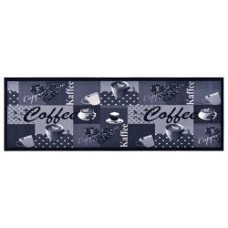 Tapis de cuisine lavable antid&eacute;rapant flexible 180 x 60 cm style moderne ambiance cosy en polyamide