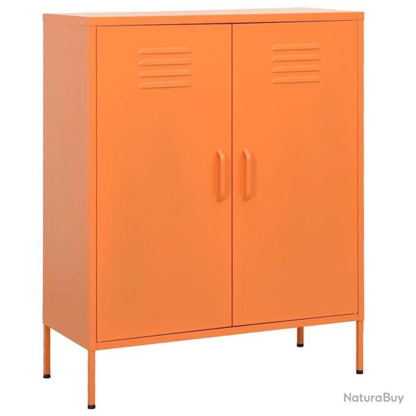 Armoire de rangement pratique 80 x 35 x 101,5 cm avec �tag�res r�glables design contemporain en aci