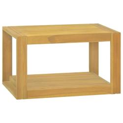 Armoire murale de salle de bain 60 x 45 x 35 cm rangement pratique style moderne en bois de teck na