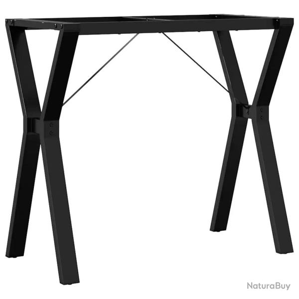 Pieds de table � manger cadre en Y 80 x 40 x 73 cm robustes faciles � installer style industriel en