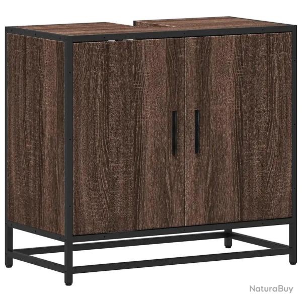 Armoire de lavabo r�tro �l�gante salle de bain 65 x 33 x 60 cm avec grand espace de rangement en bo