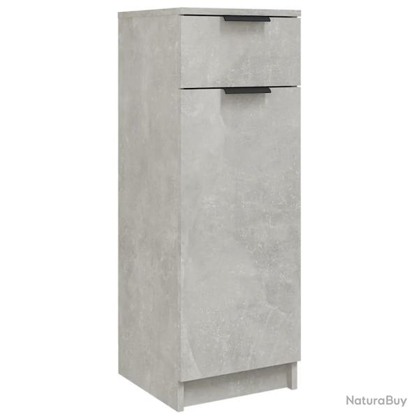 Armoire de salle de bain classique 32 x 34 x 90 cm grand espace de rangement design �l�gant en bois