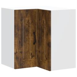 Armoire murale d'angle de cuisine Kalmar 57 x 57 x 60 cm espace de rangement pratique design en boi