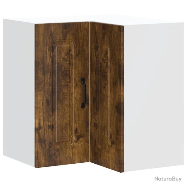 Armoire murale d'angle de cuisine Kalmar 57 x 57 x 60 cm espace de rangement pratique design en boi