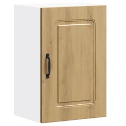 Armoire murale cuisine gain de place rangement 40 x 31 x 60 cm en bois d'ing&eacute;nierie ch&ecirc;ne artisanal