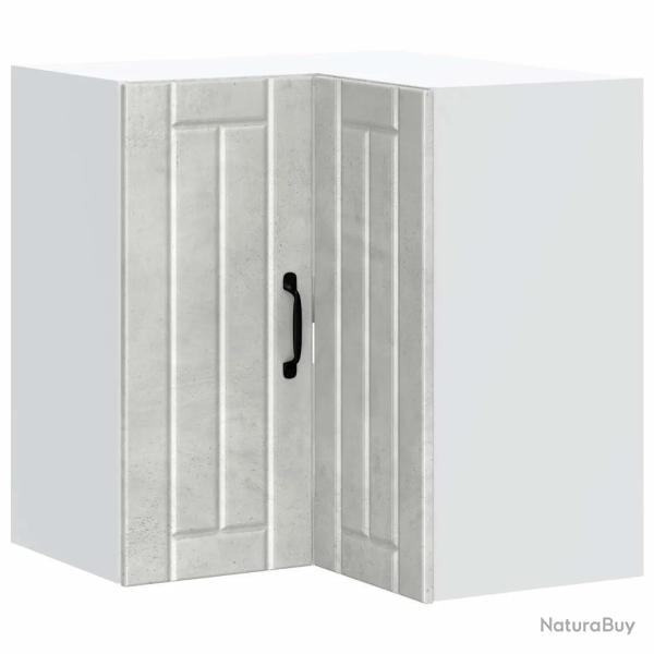 Armoire d'angle murale de cuisine 57 x 57 x 60 cm avec grand espace de rangement design moderne en