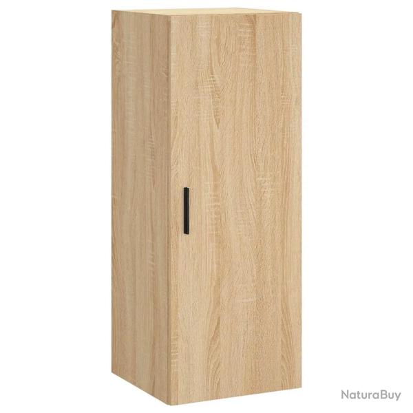 Armoire murale pratique design �l�gant 34,5 x 34 x 90 cm en bois d'ing�nierie ch�ne sonoma 02_00486