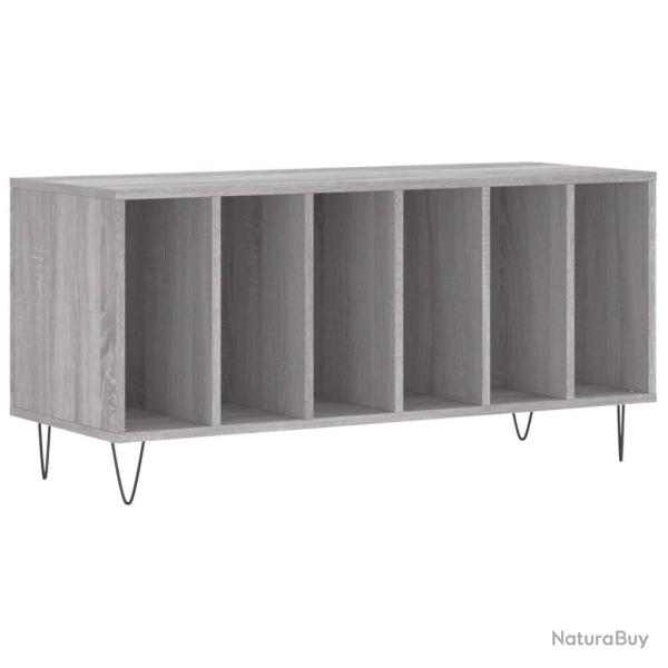Armoire � disques rangement sonore 100 x 38 x 48 cm style industriel robustesse en bois d'ing�nieri