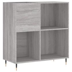Armoire &agrave; disques pratique et classique 84,5 x 38 x 89 cm avec espace de rangement ample style indu