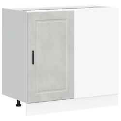 Armoire de cuisine Porto 86 x 46 x 81,5 cm rangement pratique pieds r&eacute;glables style moderne en bois