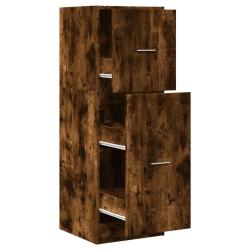 Armoire d'apothicaire multifonctionnelle avec tiroirs rangement 40 x 41 x 118 cm en bois d'ing&eacute;nier