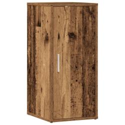 Armoire &agrave; chaussures avec porte 32 x 35 x 70 cm grand espace de rangement style vintage en bois vie