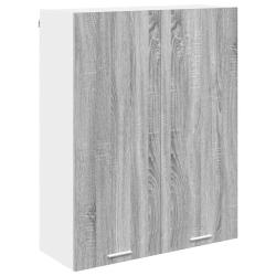 Armoire suspendue rectangulaire pour cuisine 80 x 31 x 100 cm rangement optimis&eacute; moderne en bois d'