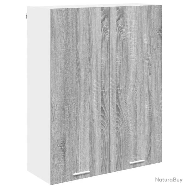 Armoire suspendue rectangulaire pour cuisine 80 x 31 x 100 cm rangement optimis� moderne en bois d'