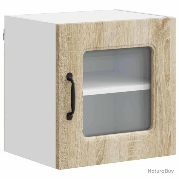 Armoire de cuisine rectangulaire espace de rangement moderne 40 x 31 x 40 cm en bois d'ing�nierie c