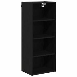 Armoire suspendue moderne cuisine rangement espace de stockage 40 x 29,5 x 100 cm en bois d'ing&eacute;nie