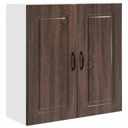 Armoire de cuisine rectangulaire design moderne 80 x 31 x 80 cm grand espace de stockage en bois d'