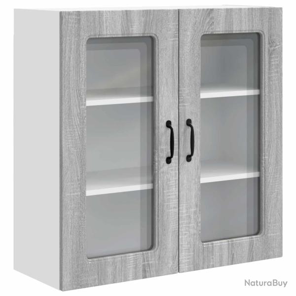 Armoire de cuisine rectangulaire avec grand espace de rangement 80 x 31 x 80 cm en bois d'ing�nieri