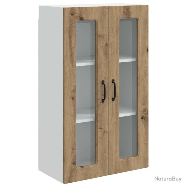 Armoire de cuisine rectangulaire design moderne 60 x 31 x 100 cm espace de rangement pratique en bo