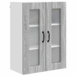 Armoire de cuisine rectangulaire avec grand espace de rangement 60 x 31 x 80 cm en bois d'ing&eacute;nieri