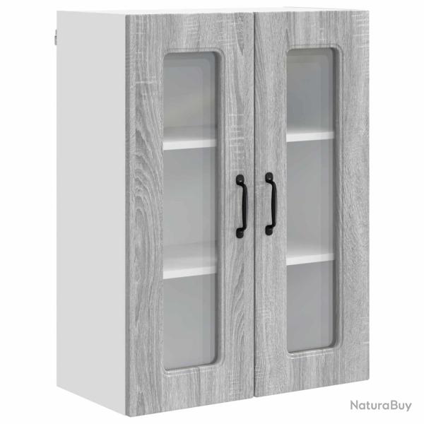 Armoire de cuisine rectangulaire avec grand espace de rangement 60 x 31 x 80 cm en bois d'ing�nieri