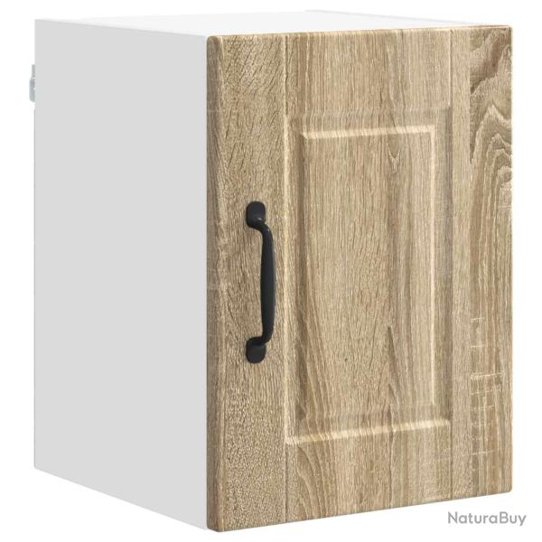 Armoire murale de cuisine moderne rangement pratique 30 x 31 x 40 cm en bois d'ing�nierie ch�ne son