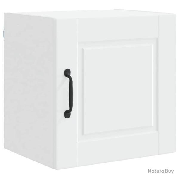 Armoire de cuisine murale moderne pratique 40 x 31 x 40 cm en bois d'ing�nierie blanc 02_0054221