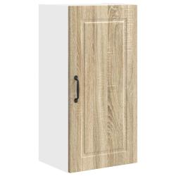 Armoire de cuisine murale moderne 40 x 31 x 80 cm avec rangement pratique et &eacute;tag&egrave;res en bois d'ing