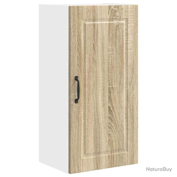 Armoire de cuisine murale moderne 40 x 31 x 80 cm avec rangement pratique et �tag�res en bois d'ing