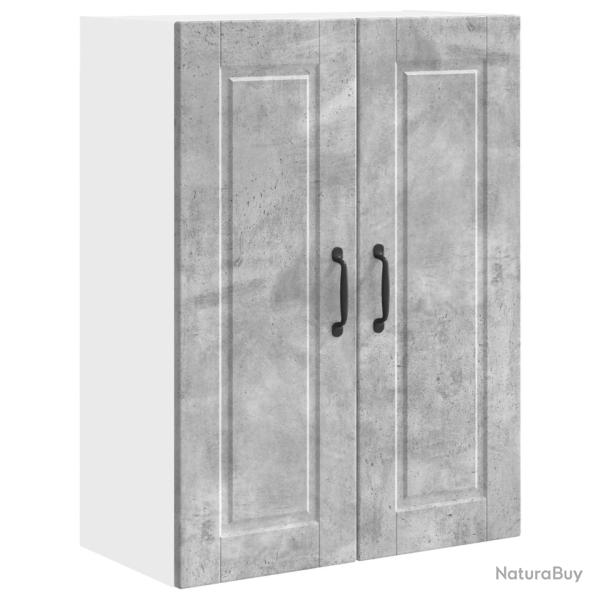 Armoire murale de cuisine moderne 60 x 31 x 80 cm rangement pratique style contemporain en bois d'i