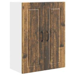 Armoire de cuisine murale moderne avec 3 &eacute;tag&egrave;res 60 x 31 x 80 cm finition &eacute;l&eacute;gante en bois d'ing&eacute;n