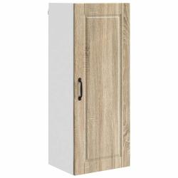 Armoire murale de cuisine moderne avec &eacute;tag&egrave;res 40 x 31 x 100 cm usage int&eacute;rieur en bois d'ing&eacute;nier