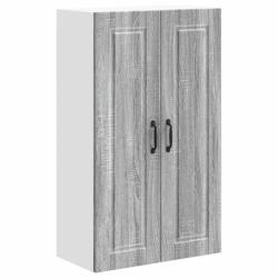 Armoire de cuisine murale moderne avec &eacute;tag&egrave;res rangement efficace 60 x 31 x 100 cm en bois d'ing&eacute;n