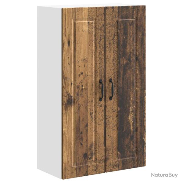 Armoire de cuisine murale design moderne 60 x 31 x 100 cm avec �tag�res pratiques en bois d'ing�nie