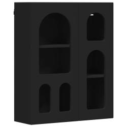 Armoire suspendue moderne rangement salle de bain 59 x 20 x 71 cm grand espace de stockage en bois