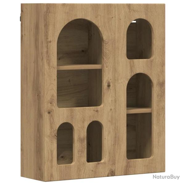 Armoire suspendue moderne chambre salle de bain 59 x 20 x 71 cm grand espace de stockage finition �