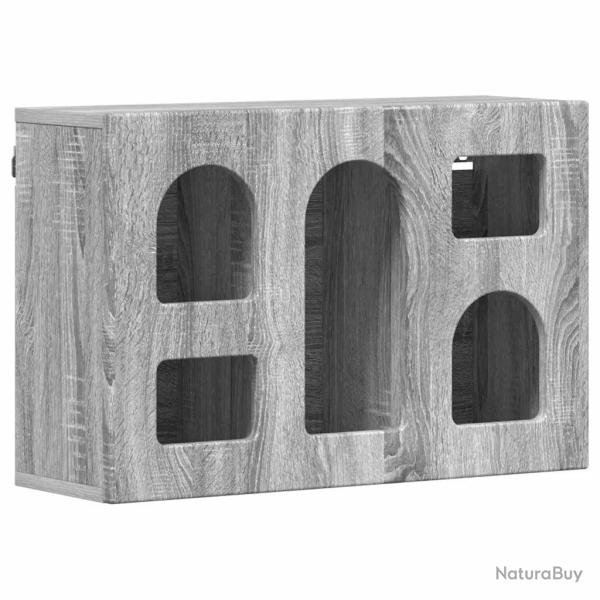 Armoire suspendue rectangulaire moderne 60 x 20 x 40 cm offrant grand espace de rangement design �p